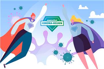 Corona-Helden sind Menschen, die anderen durch die Pandemie helfen. Wir suchen Ihren persönlichen Corona-Helden!