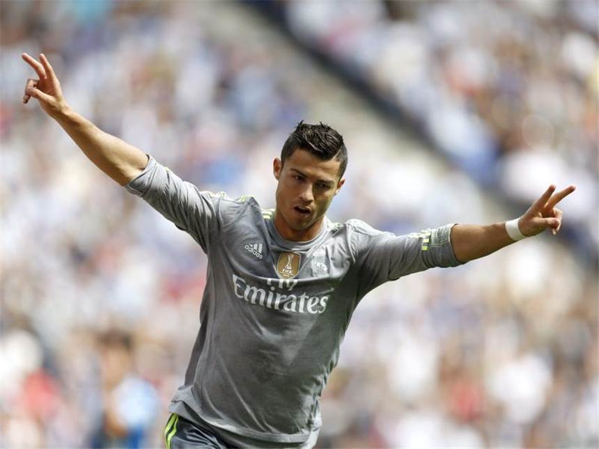 Fünferpack von Ronaldo - Gutes Liga-Debüt für ter Stegen Cristiano Ronaldo erzielte gegen Espanyol fünf der sechs Real-Tore. Foto: Alejandro Garcia