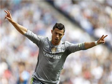 Cristiano Ronaldo erzielte gegen Espanyol fünf der sechs Real-Tore. Foto: Alejandro Garcia
