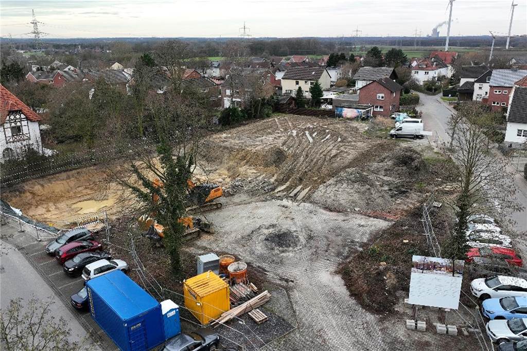 Da war die Fläche des Marktplatzes schon von Gebäuden befreit.