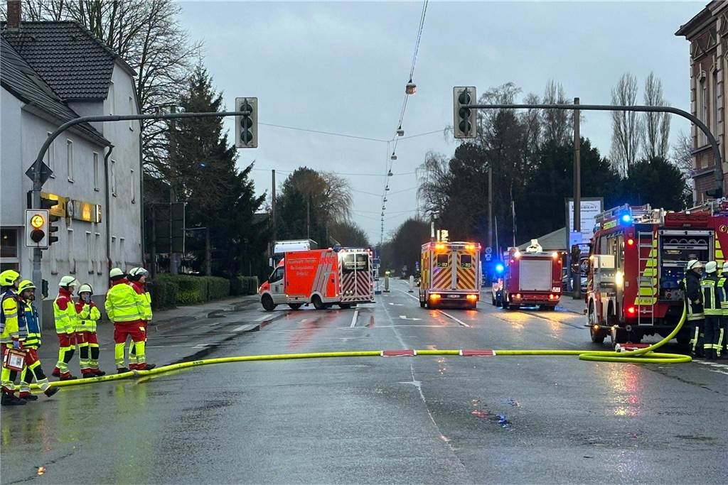 Dachstuhlbrand in Datteln.
