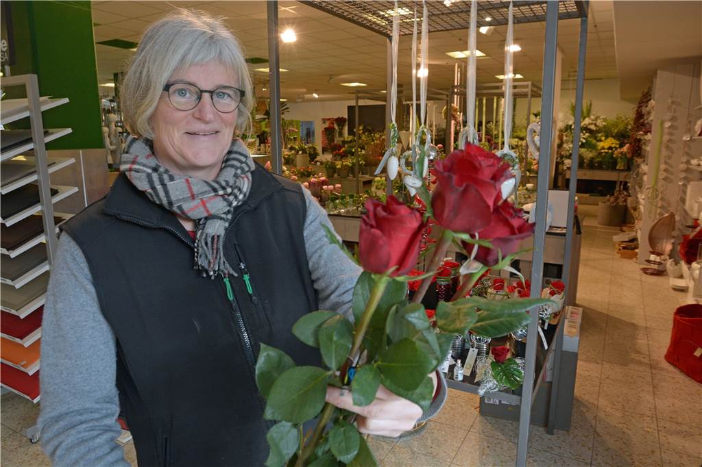 Corona-Krise stellt Floristen vor große Herausforderung - trotz geöffneter Läden Dagmar Wenner ist Inhaberin des Blumenhauses Wenner.