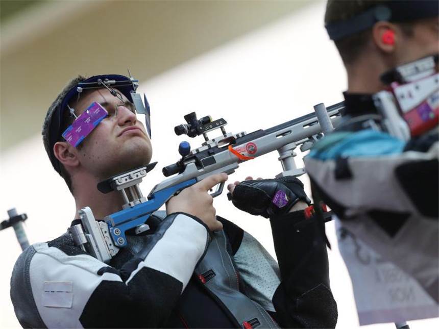 Weltcupsieg für Gewehrschütze Brodmeier - Kleimanns 3. Daniel Brodmeier feierte seinen ersten Weltcup-Sieg. Foto: Lindsey Parnaby