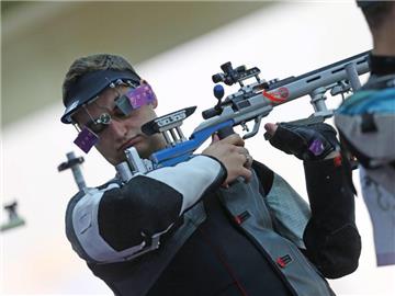 Daniel Brodmeier trug zum erfolgreichen Abschneiden der deutschen Sportschützen in Fort Benning bei. Foto: Lindsey Parnaby