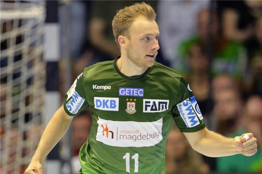 SC Magdeburg wieder Dritter beim EHF-Pokalturnier Daniel Pettersson wurde mit Magdeburg Dritter. Foto: Jan Kuppert