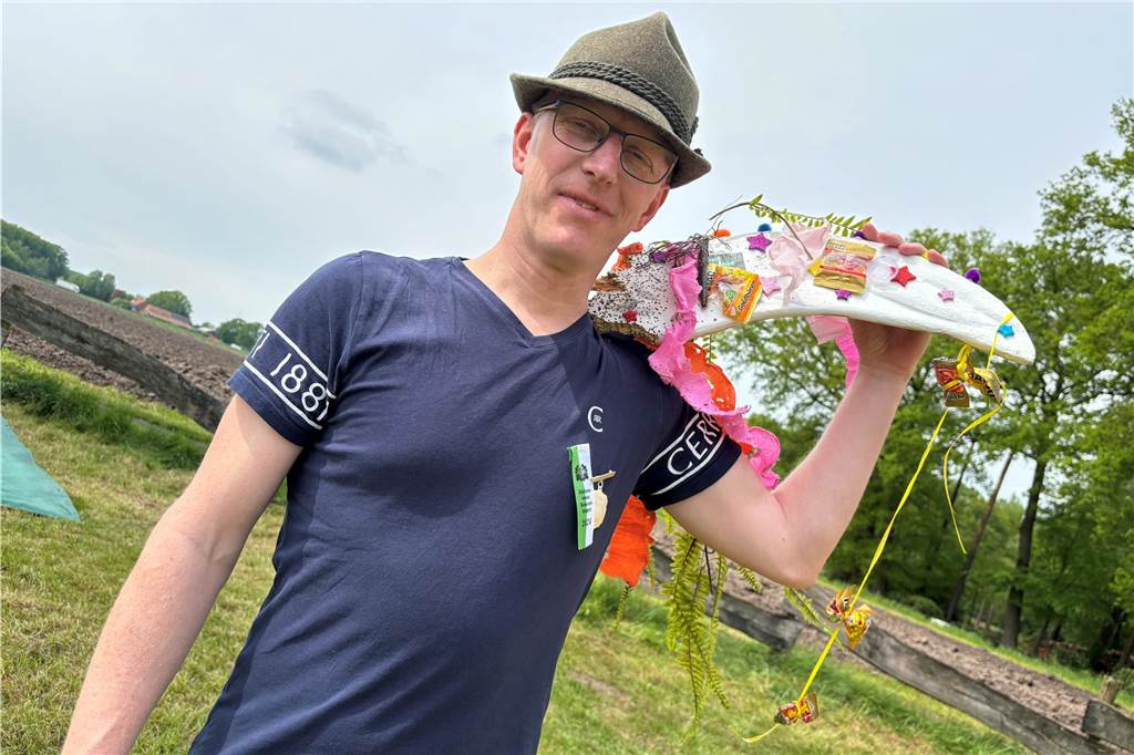 Ein Mann mit Flügel