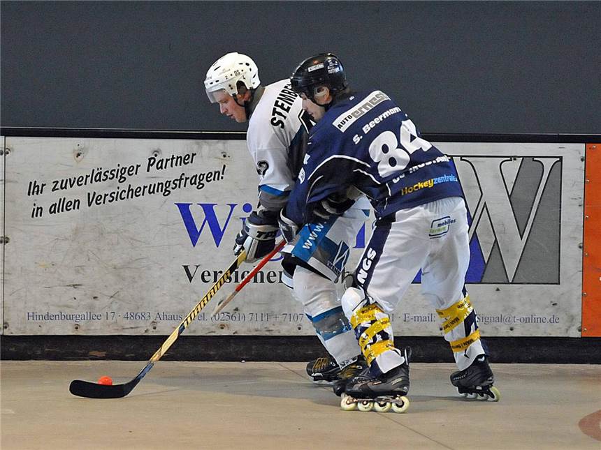 Maidy Dogs gegen Lüdenscheid Favorit Daniel Stemberg (l.) und die Maidy Dogs treffen am Sonntag auf die Highländer Lüdenscheid II.