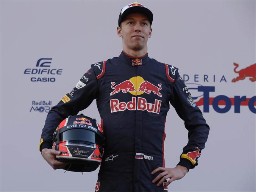 Hochglanz-Russland und seine Formel-1-Fahrer Daniil Kwjat startet (wieder) für die Scuderia Toro Rosso. Foto: Manu Fernandez