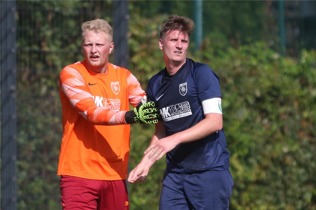 Ein weiteres Jahr beim PSV Bork: „Sportlich nix drauf, aber braucht jede Mannschaft“ Danny Vogelhofer (r.) verschwendet derzeit keinen Gedanken ans Aufhören.