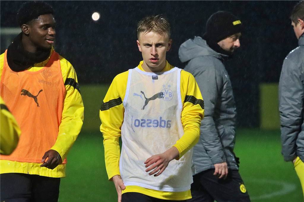 Danylo Krevsun während des BVB-Trainings.