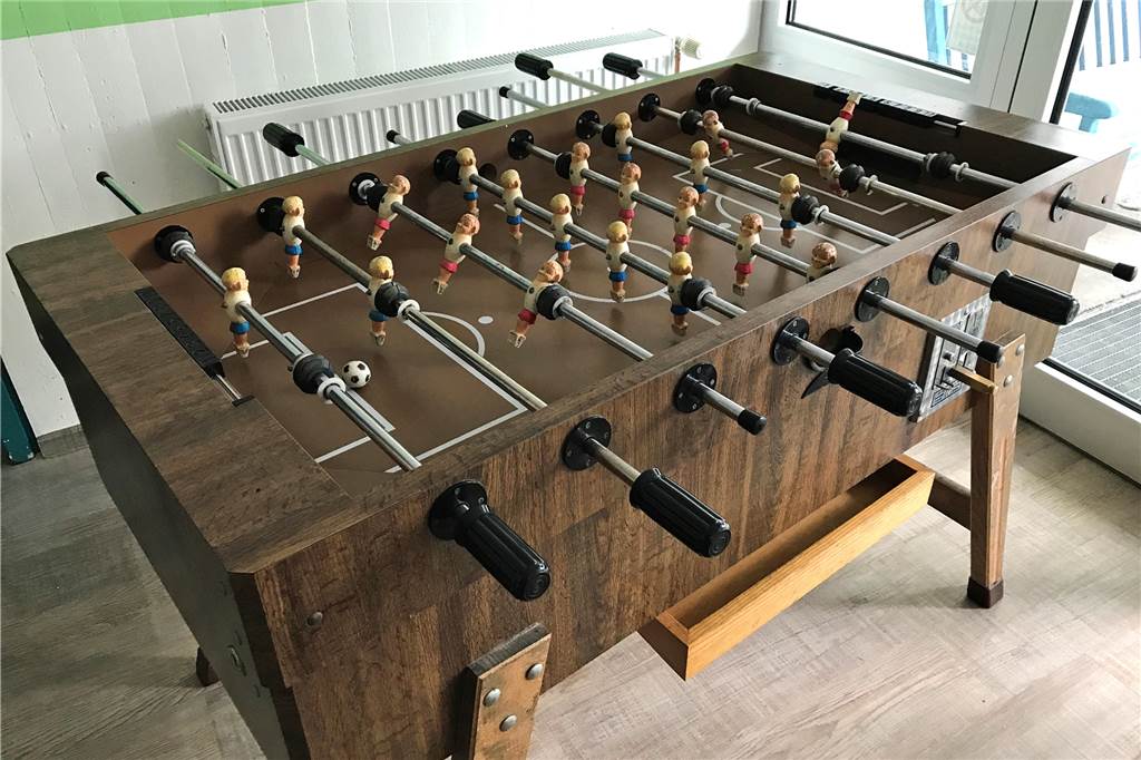 Werne bekommt einen neuen Treffpunkt für Jugendliche Darf auch im neuen Jugendtreff nicht fehlen: Der Kickertisch.