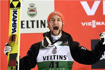 Darf in Vikersund aufs Podest hoffen: Skispringer Markus Eisenbichler. Foto: Markku Ulander/Lehtikuva