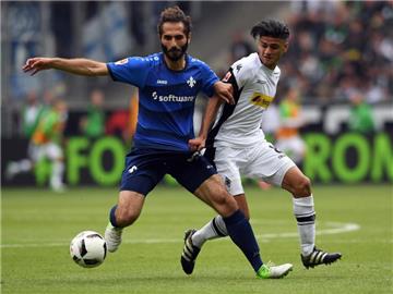 Darmstadt verabschiedet sich mit einem 2:2 bei Borussia Mönchengladbach aus der 1. Liga. Foto: Timm Schamberger