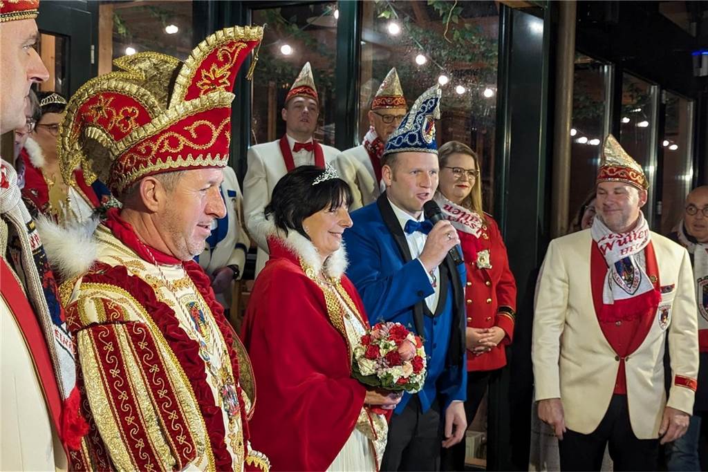 Das „alte“ Dreigestirn wurde verabschiedet bei der Prinzenproklamation in Klein-Köln.