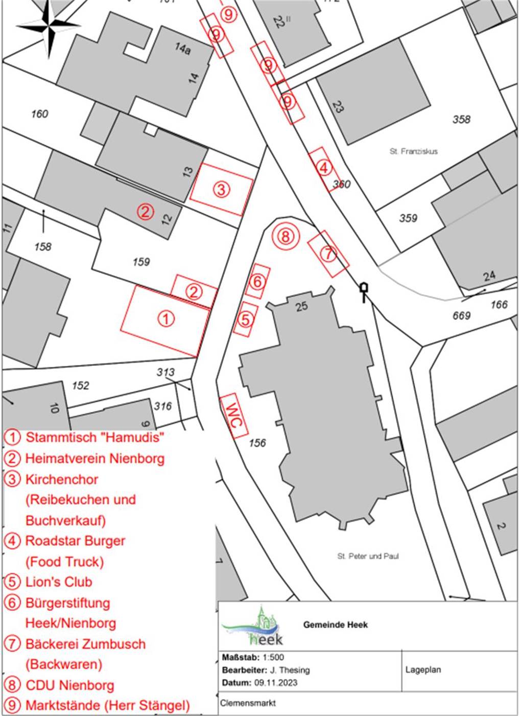 Clemensmarkt : Alle Infos zu Ständen, Händlern und dem großen Festzelt Clemensmarkt 2023 Stand-Plan