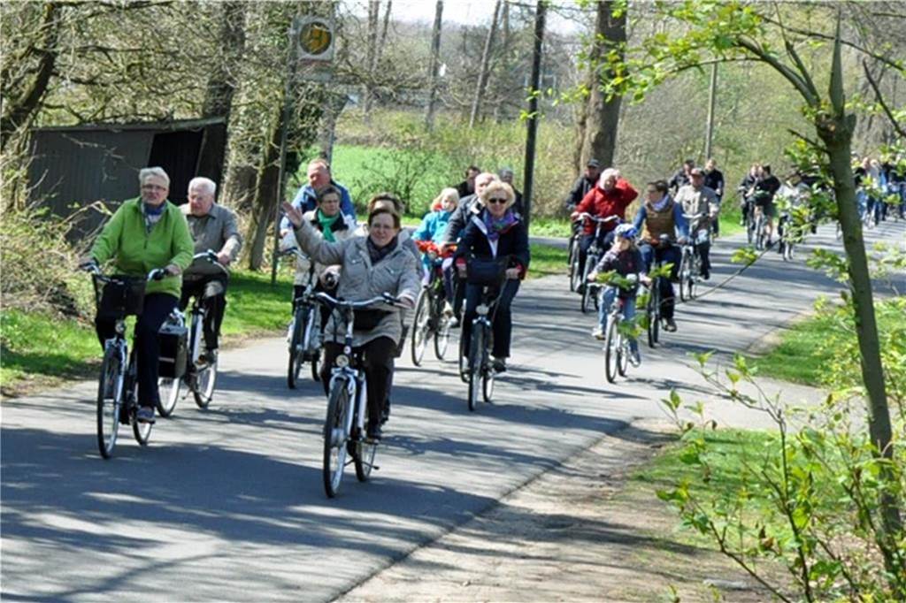 Radfahrergruppe