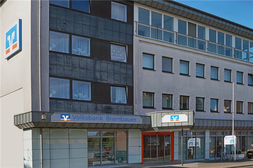 Termin für Volksbank-Umzug im Lüner Stadtteil Brambauer steht Das Archivbild zeigt die Volksbank Brambauer an der Mengeder Straße.