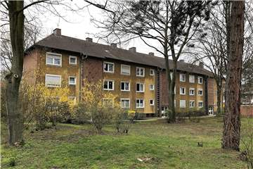 Das Archivbild zeigt einen der Wohnblöcke von Vivawest in Lünen-Wethmar.