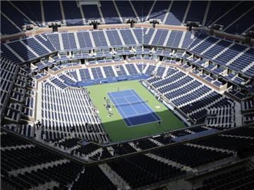 Das Arthur Ashe Stadium in New York ist das größte reine Tennisstadion der Welt. Foto: Peter Morgan
