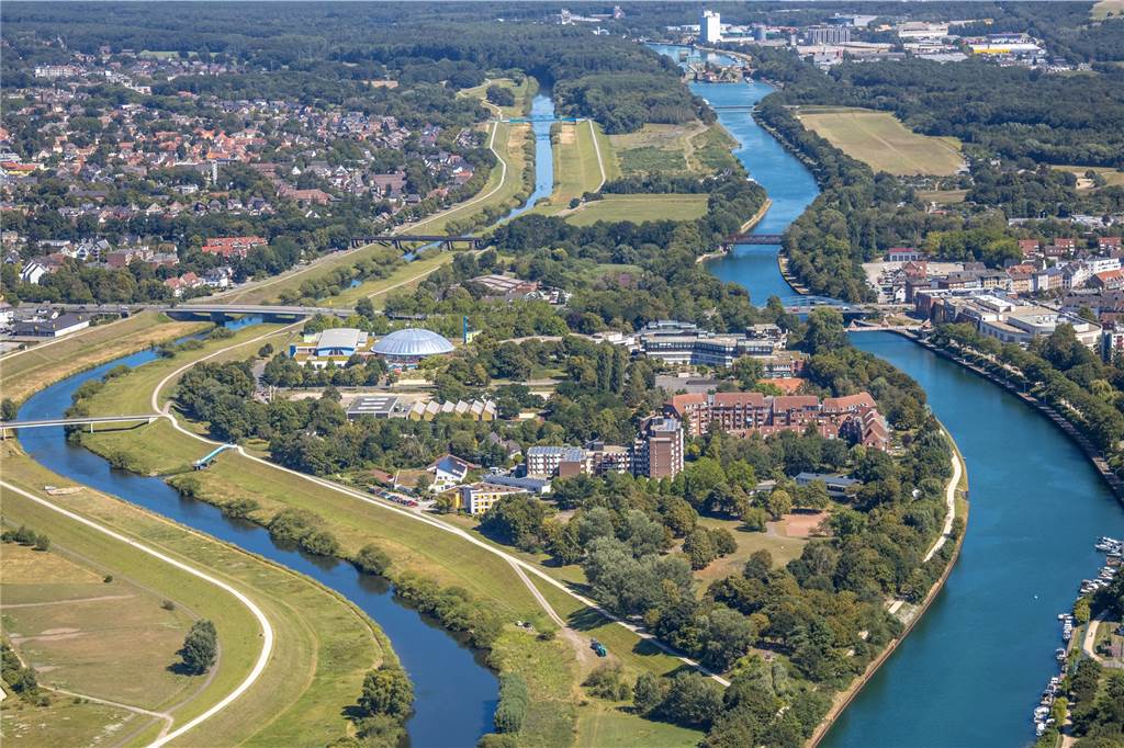 Preiserhöhung: Atlantis Dorsten reagiert auf steigende Energiekosten Das Atlantis Dorsten befindet sich direkt nahe der Lippe.