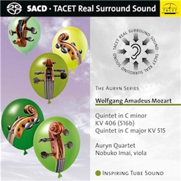 Das Auryn-Quartett hat zwei Mozart-Quintette auf SACD aufgenommen.