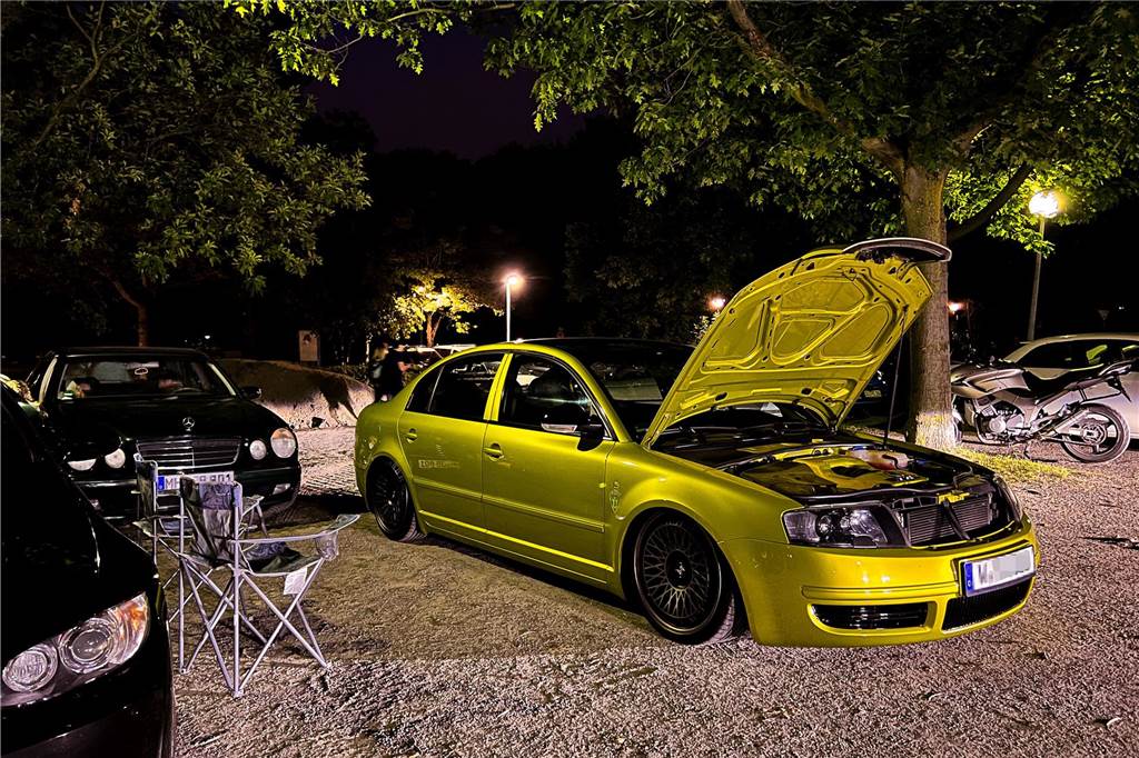 Das Auto-Treffen am Revierpark Wischlingen, unter anderem mit getunten Fahrzeugen, verlief friedlich.