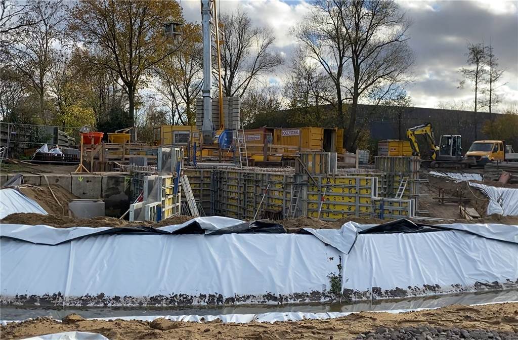Baustelle Krumme Meer soll sich ins Landschaftsbild einbinden Bauwerk Baustelle Krumme Meer in Haltern