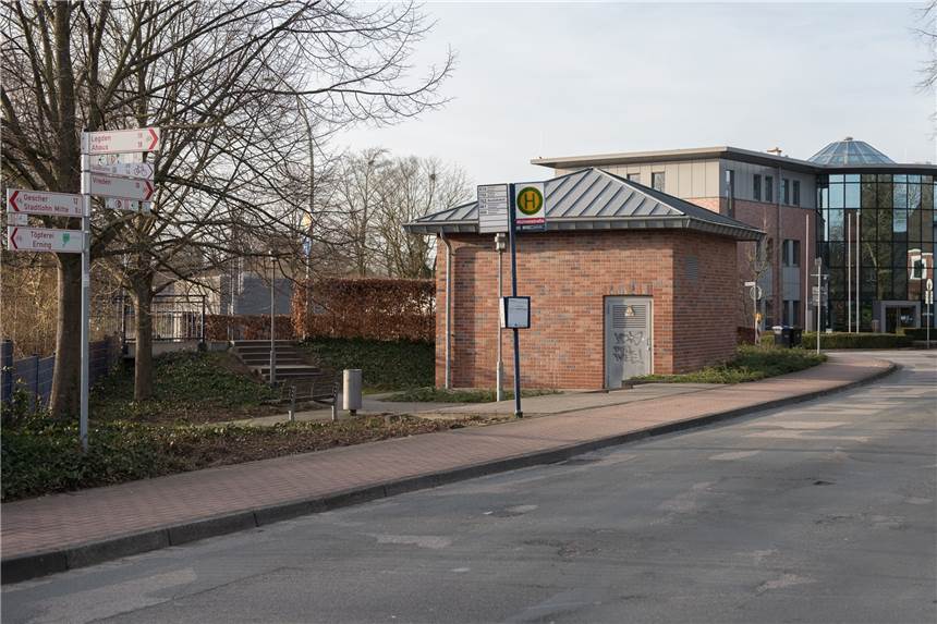 Auf dem „Fettpott“-Gelände an der Berkel wird ein Pumpwerk gebaut Das betroffene Areal, auch "Fettpott" genannt, an der Mühlenbrücke.