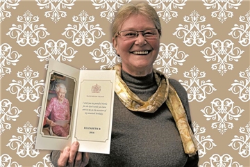 "Das Bild von der Queen ist sehr gelungen", findet Renate Uebelgünn.