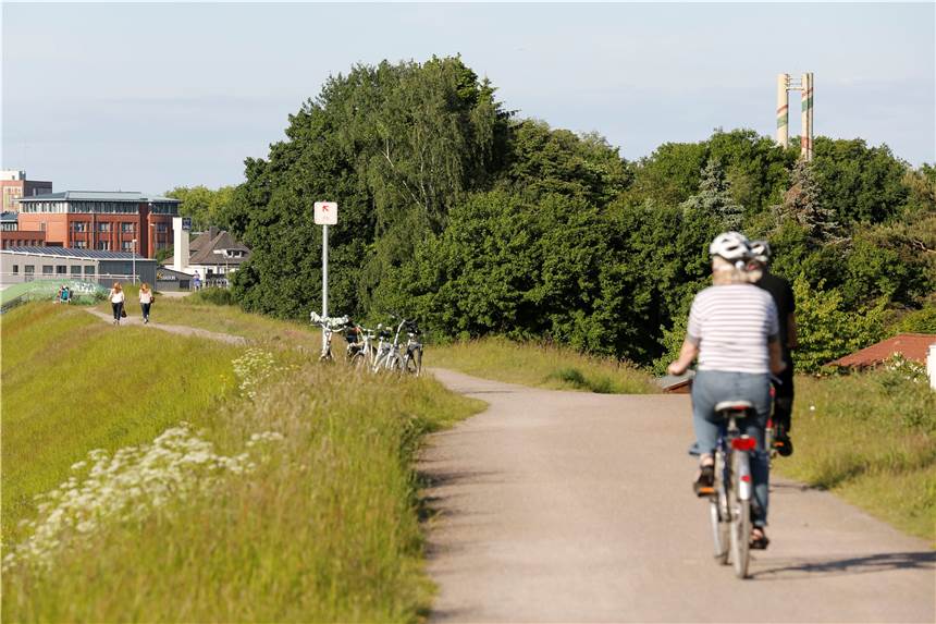 Bürger in Dorsten können über die Mobilität der Zukunft mitreden Radfahrer auf Radweg