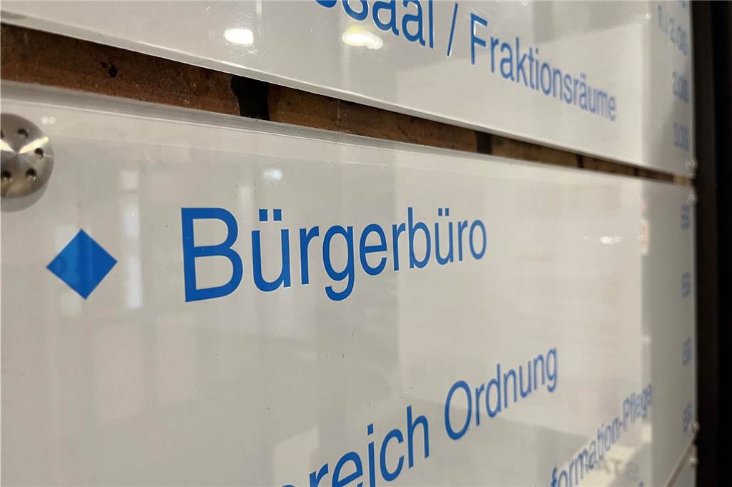 Bürger sind mit Bürgerbüro zufrieden: Nur mit Termin, aber sehr hilfsbereit Das Bürgerbüro befindet sich im Erdgeschoss des Rathauses.