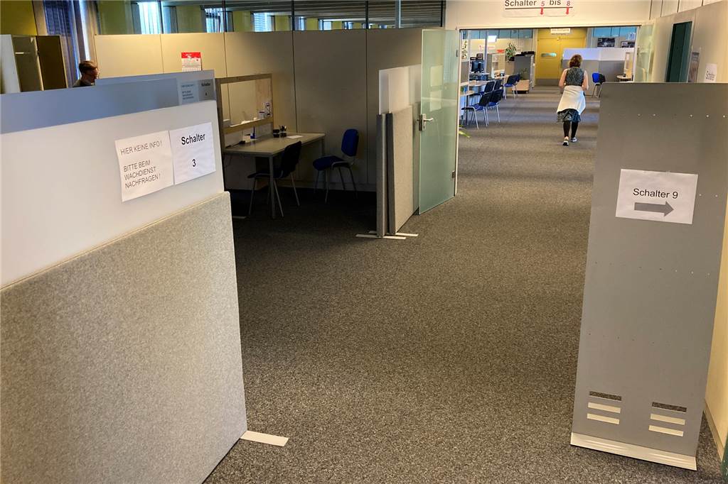 Corona, Grippe, Ukraine: Woche voller Sorgen im Bürgerbüro Castrop-Rauxel Das Bürgerbüro im Castrop-Rauxeler Rathaus.