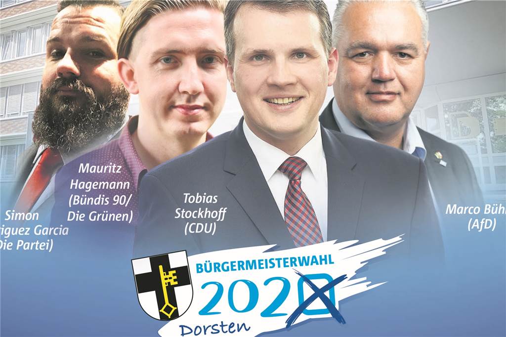 Das Bürgermeisterkandidaten-Quartett in Dorsten ist komplett.