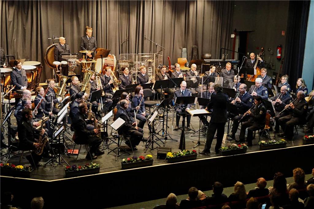 Das Bundespolizei-Orchester Hannover war wieder zu Gast in Dorsten.
