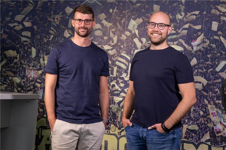 Das BVB-Team der Ruhr Nachrichten vermeldet zwei Neuzugänge: Kevin Pinnow (l.) und Cedric Gebhardt.