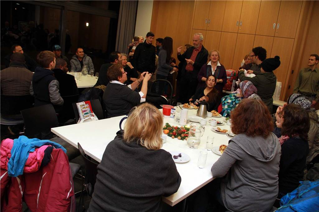 Arbeitskreis Asyl Olfen: Sprecherteam zieht sich nach neun Jahren zurück Das Café International ist der Treffpunkt für Flüchtlinge und Bürger.