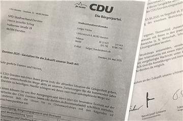 Das CDU-Schreiben an Jennifer Schug.