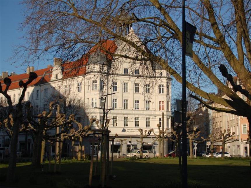 Mehr als Kohle und Stahl: Ruhrpott-Metropole Dortmund Das Concordia-Haus ist ein echter Prachtbau am Borsigplatz - die Nordstadt ist das größte Gründerzeitquartier in NRW. Foto: Nora Wanzke