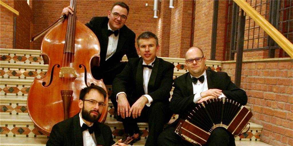Polnisches Quartett will beim Tango-Abend in Lünen für Emotionen sorgen Das "Cuarteto Re! Tango" spielt am 4. August im Parktheater Lünen.
