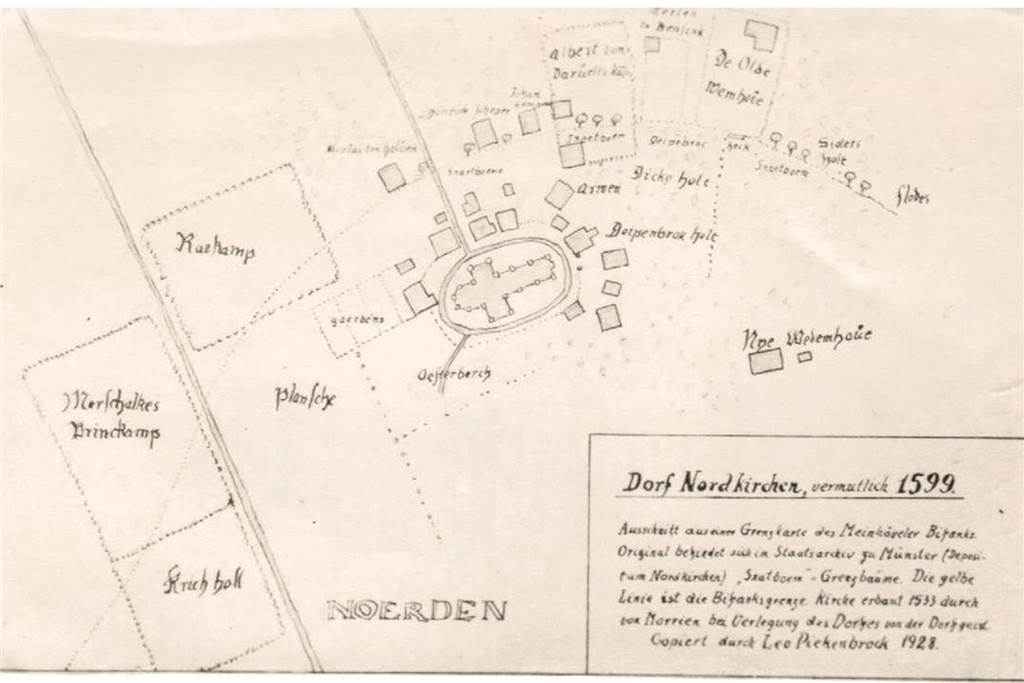 RN-Videoreihe zum Jubiläum Nordkirchens: 10 Geschichten aus 1000 Jahren Das Dorf Nordkirchen ist um 1540 einmal komplett umgezogen.