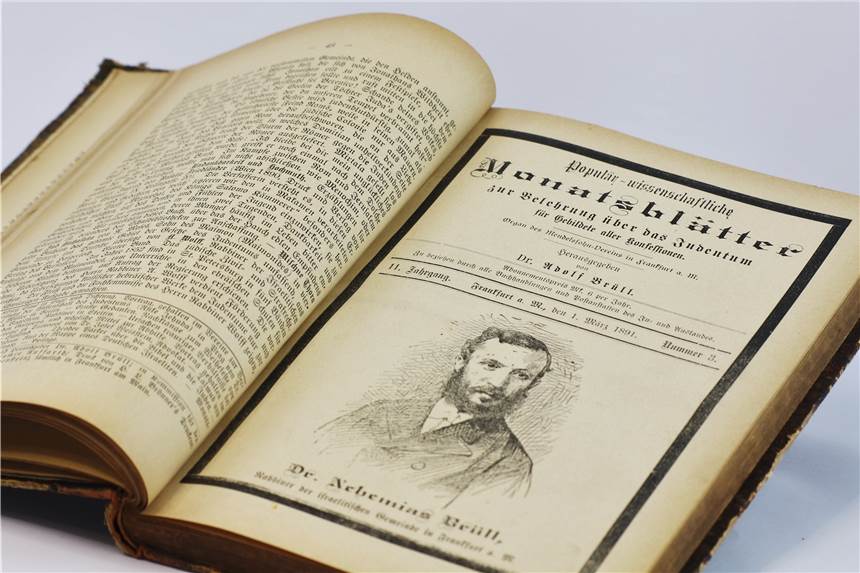 Jüdisches Museum Dorsten gibt NS-Raubgut an rechtmäßige Besitzer zurück Das Dorstener Museum hatte die Populär-wissenschaftlichen Monatsblätter 1988 über ein Münsteraner Antiquariat erworben.