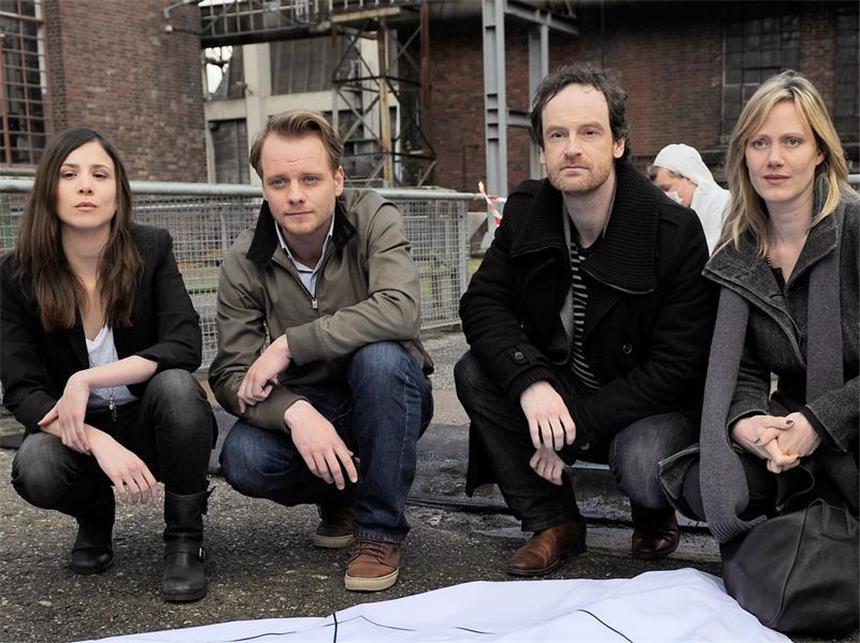Grimme-Preis: Dortmunder Tatort-Autor geht leer aus Das Dortmunder-Tatort-Team: Aylin Tezel, Stefan Konarske, Jörg Hartmann und Anna Schudt.