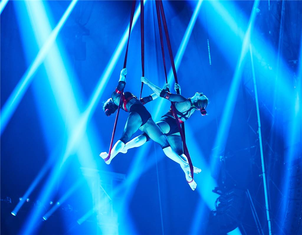 Das Duo Vertigo an den Strapaten