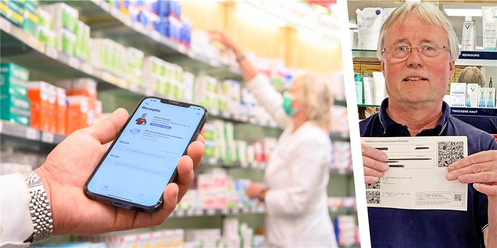 Stichtag naht: Apotheken in Stadtlohn und Vreden sind fürs E-Rezept gerüstet Das E-Rezept kommt. Ab dem 1. September kann es in allen vier Apotheken in Stadtlohn eingelöst werden. Vorerst gibt es das E-Rezept noch in Papierform mit QR-Code, wie es der Stadtlohner Apotheker Stefan Heetpaß zeigt.
