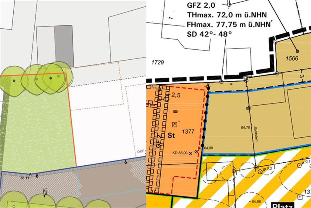 Neben Getränkemarkt Hölscher: Auf Gelände kann bald gebaut werden Das ehemalige Gelände des Getränkemarktes Hölscher kann theoretisch bebaut werden. In vorherigen Planungen war die Fläche als Grünfläche dargestellt, in den neuen Plänen ist das Gelände, das sich zum Teil im Privat-, zum Teil im Gemeindebesitz befindet, als bebaubares Grundstück ausgewiesen.