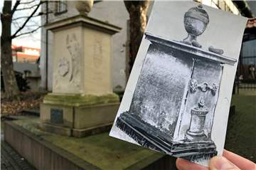 Das Ehringhausen-Grabmal hinter dem Werner Stadtmuseum hat eine ganz spezielle Vorgeschichte.