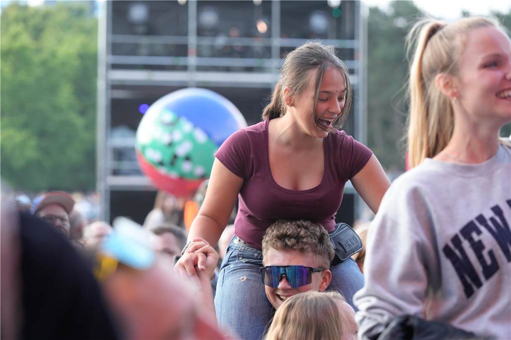 Das EM-Programm im Westfalenpark endete am Samstag (13.7.) unter anderem mit "Die Fantatischen Vier" und Alice Merton. Das Publikum hatte dabei viel Spaß.