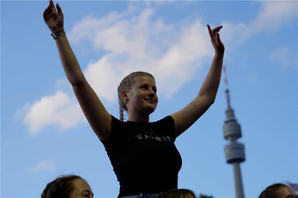 Das EM-Programm im Westfalenpark endete am Samstag (13.7.) unter anderem mit "Die Fantatischen Vier" und Alice Merton. Das Publikum hatte dabei viel Spaß.