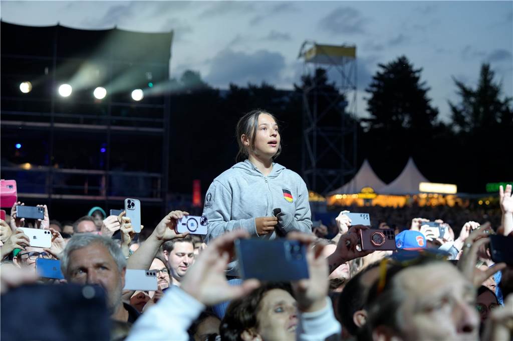 Das EM-Programm im Westfalenpark endete am Samstag (13.7.) unter anderem mit "Die Fantatischen Vier" und Alice Merton. Das Publikum hatte dabei viel Spaß.