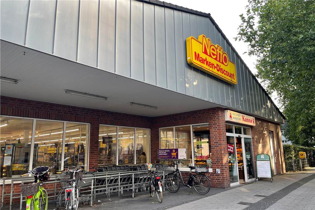 Netto an Münsterstraße muss für Umbauarbeiten einige Wochen schließen Das Ende der Baustelle am Netto an der Münsterstraße ist in Sicht. Künftig wird er größer sein.